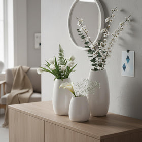 hjn sturdy ceramic vases, ready to ship as gifts