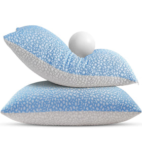 HKYLRAN firm memory foam pillow designed for side sleepers with firm neck support.