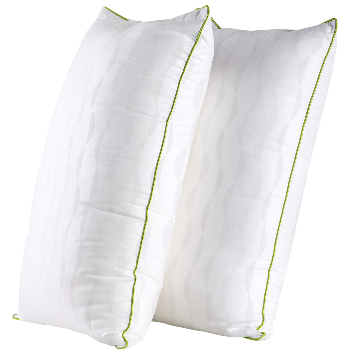HKYLRAN king-size pillows top view highlights plush loft and size