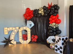 HKYOOD balloon ribbon and garland strip simplify assembly for quick setup