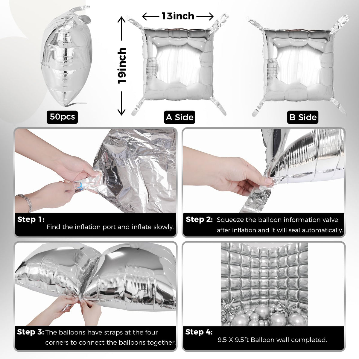 HKYOOD double-sided balloon tunnel provides visibility from every angle.