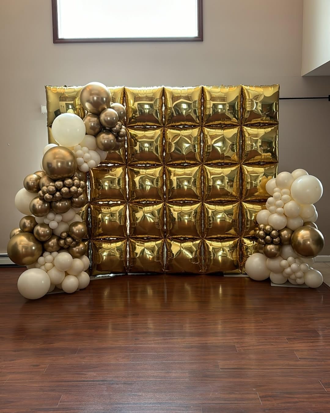 HKYOOD metallic gold latex balloons offer versatile decorating options.