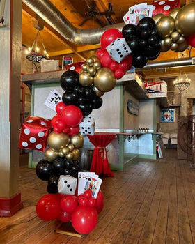 HKYOOD poker cards provide themed accents for Las Vegas style celebrations