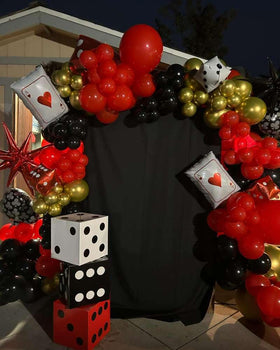 HKYOOD star balloons add sparkle and a festive touch to any casino party