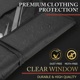 Hleelomi tear-resistant, waterproof material keeps clothes protected in travel or closet