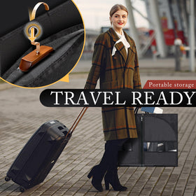 Hleelomi transparent-window garment bag lets you see outfits at a glance
