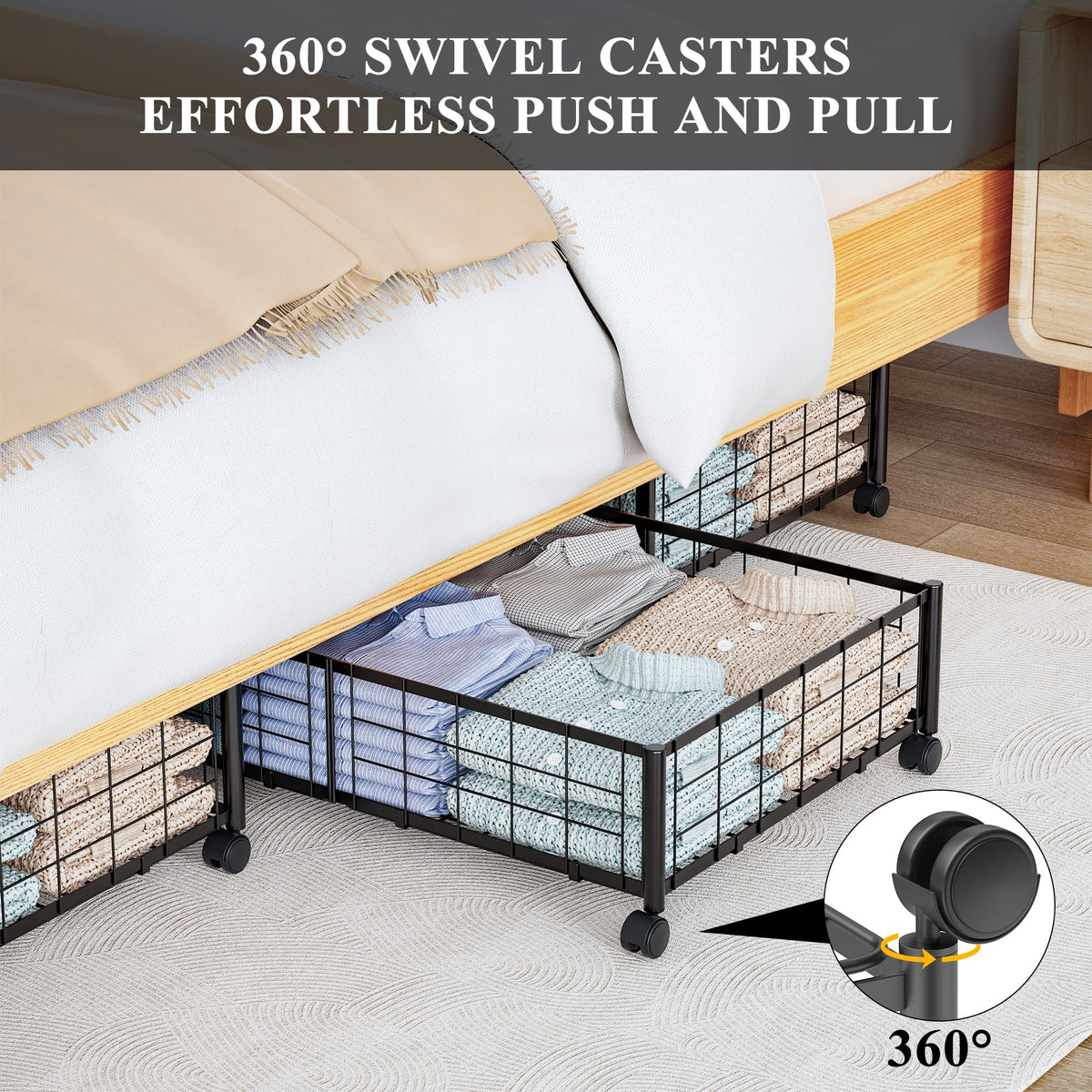 Hleelomi 70lbs capacity keeps heavier items secure