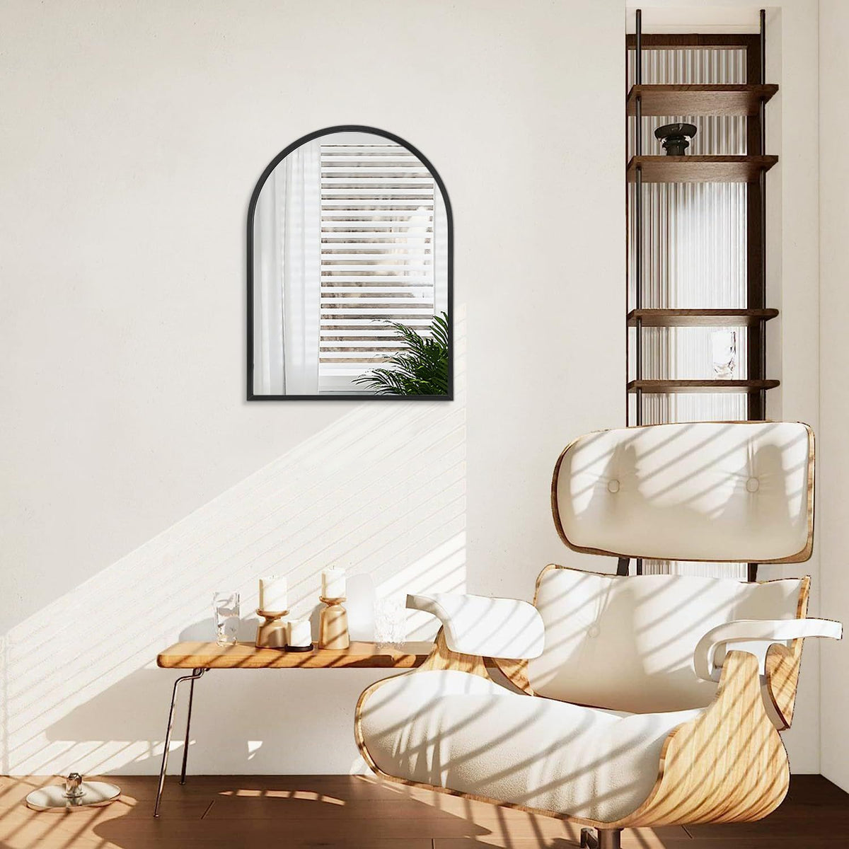 HLFMVWE arch wall mirror ideal for dressing areas