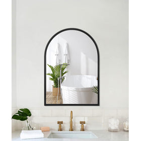 HLFMVWE arch wall mirror HD shatterproof glass for safe use