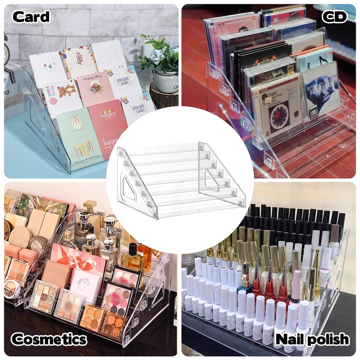 Hlimior sports card display stand for an elegant showroom of cards.