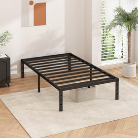 HLIPHA 12-inch height creates ample under-bed clearance for storage bins.