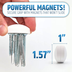 HMmagnets optimal-weight magnets ensure secure curtain liner attachment