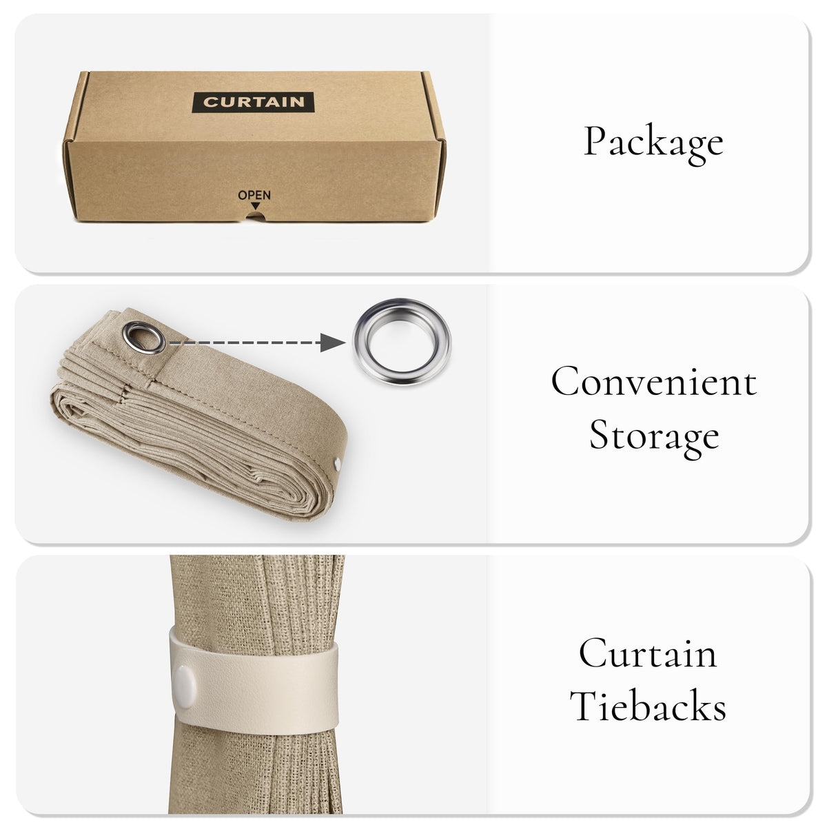 HMYI accordion-folding curtain in doorway demonstrates flexible space division.