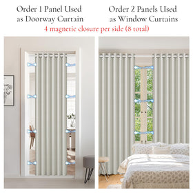 HMYI doorway coverage variant ideal for bedroom, bathroom, or wardrobe.
