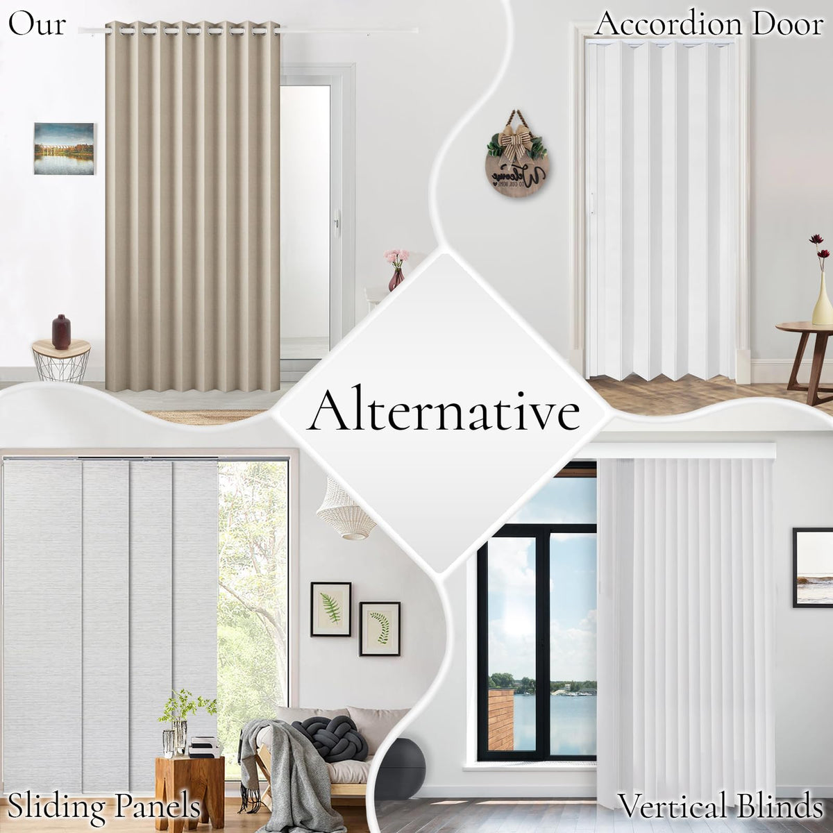 HMYI double-sided faux linen texture with fine weave for elegant look.