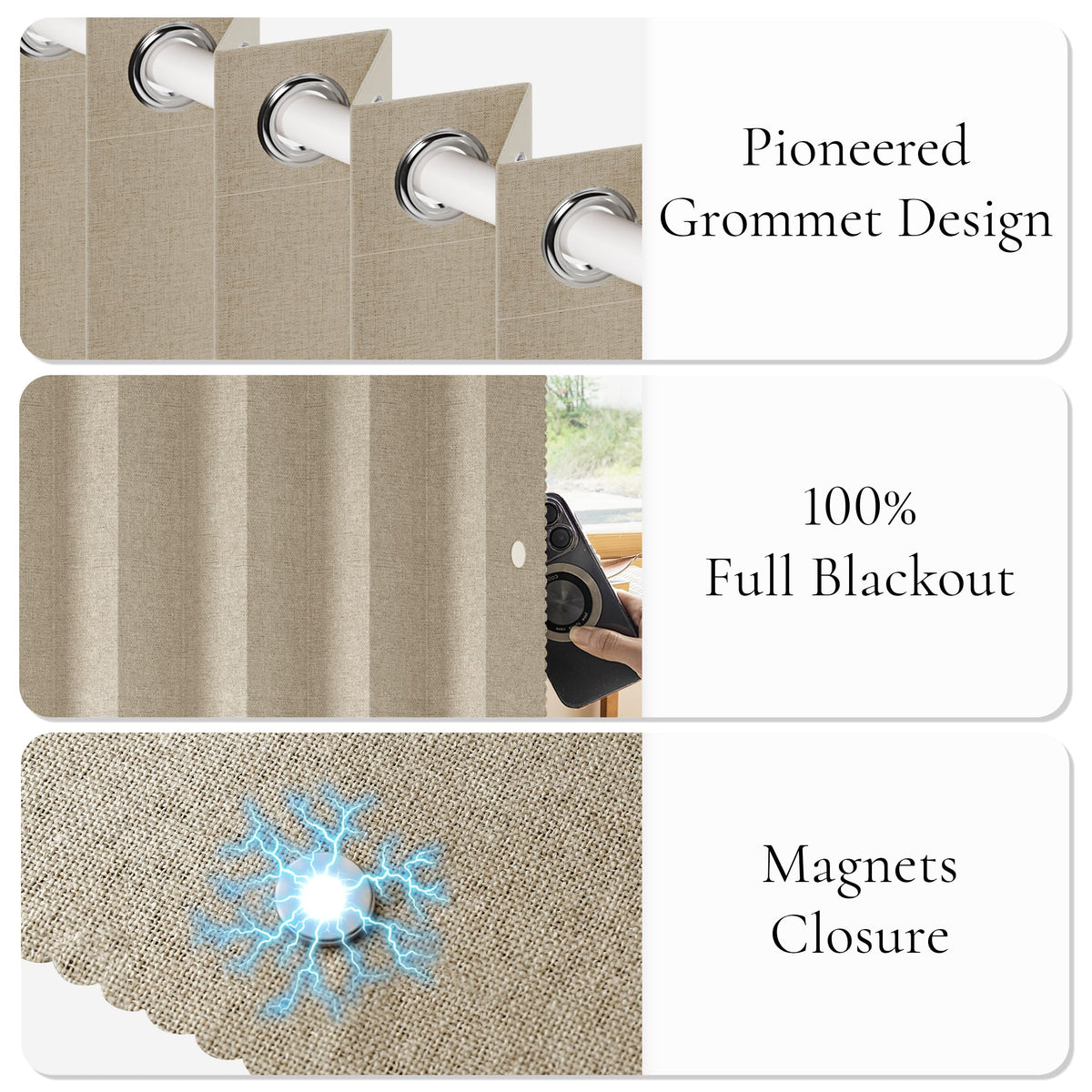 HMYI room divider setup used between living and dining areas.