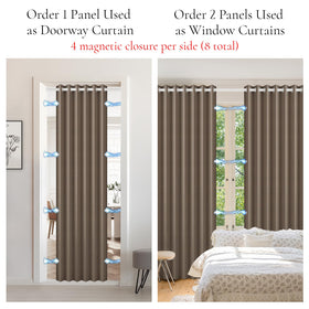 HMYI room divider setup showcases flexible space partitioning.