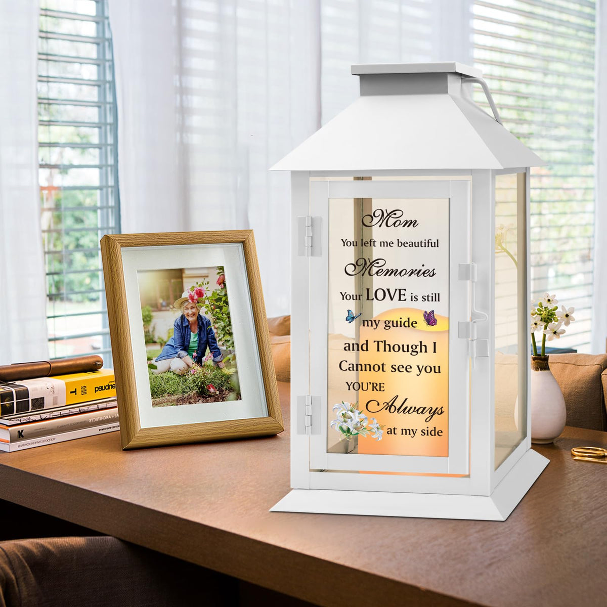 HN HAIINAA memorial lantern glow closeup shows warm flicker for comforting anniversaries.