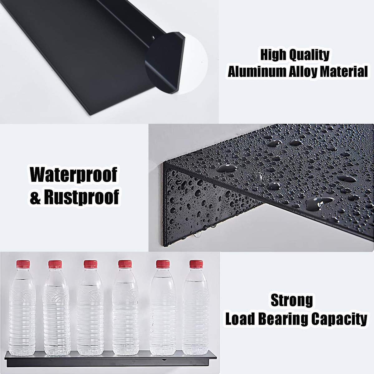 HNVNER two-pack bathroom storage for organized showers and counters.