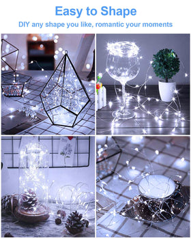 HOBAYS cool-white twinkle LED lights for festive accents.