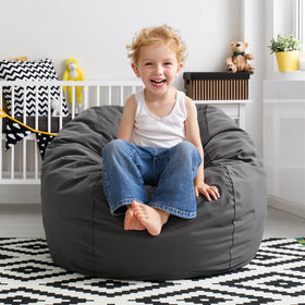 Hobestluk memory foam bean bag close-up showing soft fabric and support