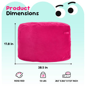 Hobestluk removable-cover bean bag chair for easy washing
