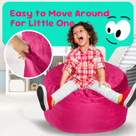 Hobestluk bean bag chair featuring a side pocket for small items
