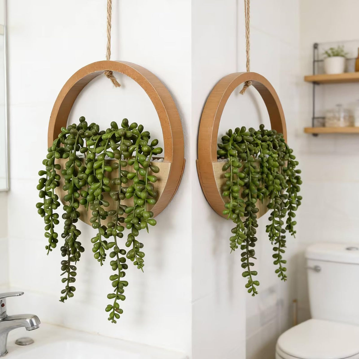 Hobyhoon adjustable hemp rope lets you set hanging height easily