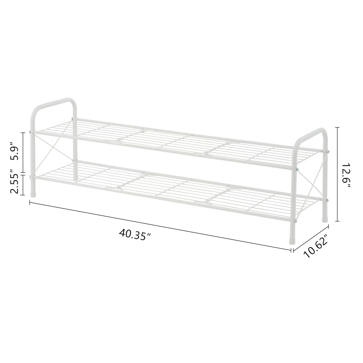 Hoctieon Bedroom Shoe Storage helps keep personal footwear pairs orderly