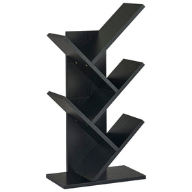 Compact footprint of Hoctieon tree bookshelf suits small home offices.