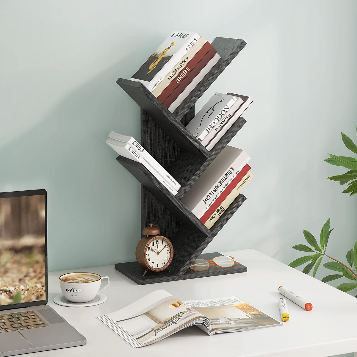 Wall bracket area on Hoctieon shelf enhances stability for homes with pets.