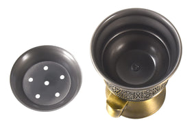 HOCUROAY sturdy 33mm charcoal disc compatible burner for steady aroma.