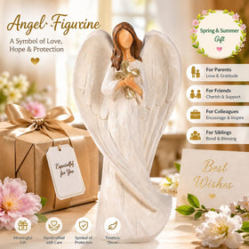 Hodao Easter-seasonal angel decor complements spring celebrations
