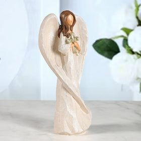 Hodao mantel or shelf decor angel adds timeless style with subtle shimmer