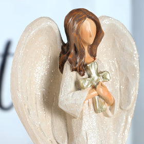 Hodao prayer corner display angel for quiet reflection spaces