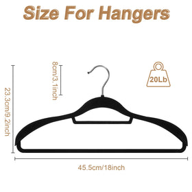 Hodola organized wardrobe visual using velvet hangers in a neat closet