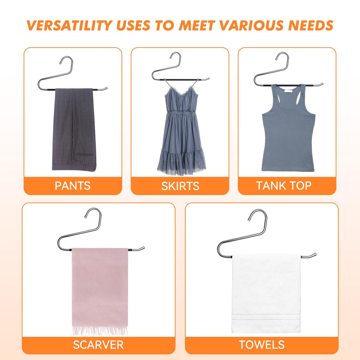 Hodola vertical storage enables efficient wardrobe organization and easy access