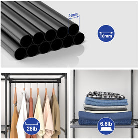 HODYANN closet six-shelf organization for folded items