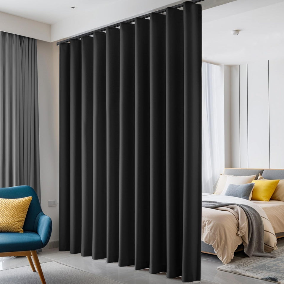 Hoeflife room divider curtain panel for private space division.