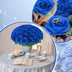 Hoemwarm artificial rose leaves add realistic greenery for tables and walls.