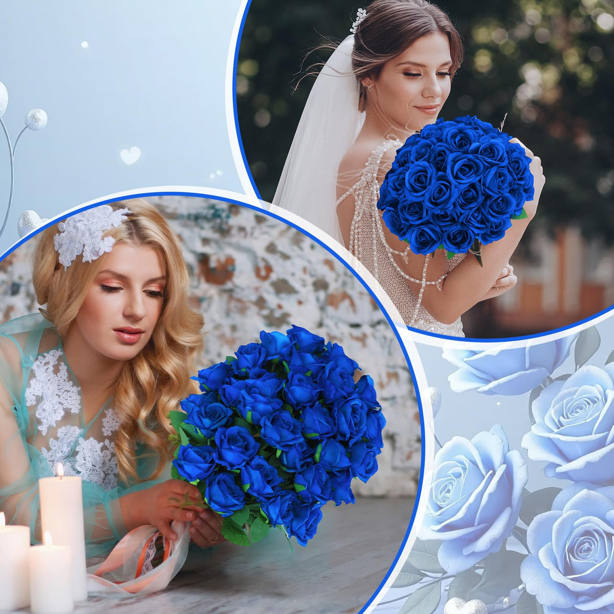 Hoemwarm floral wall roses create lush backdrop accents.