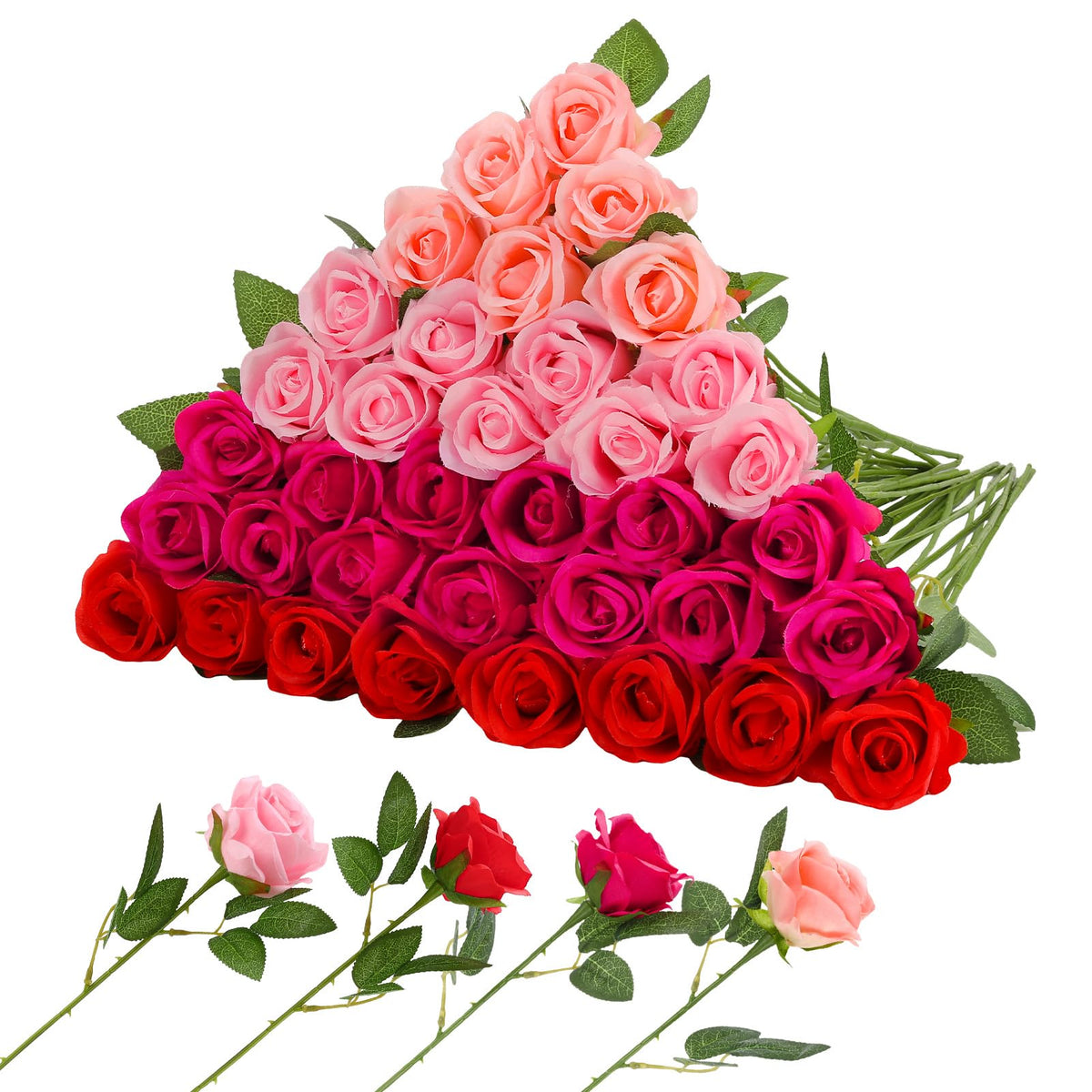 Hoemwarm roses stay looking fresh with minimal maintenance.