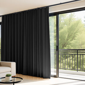 Hoeflife ceiling track mounting system enables easy installation and versatile ceiling curtain layouts.
