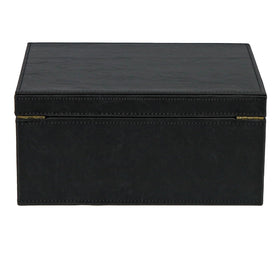HofferRuffer large capacity decorative box stores jewelry and cosmetics.