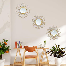 Hogardeck back-hook hanging mirrors for quick and easy installation.
