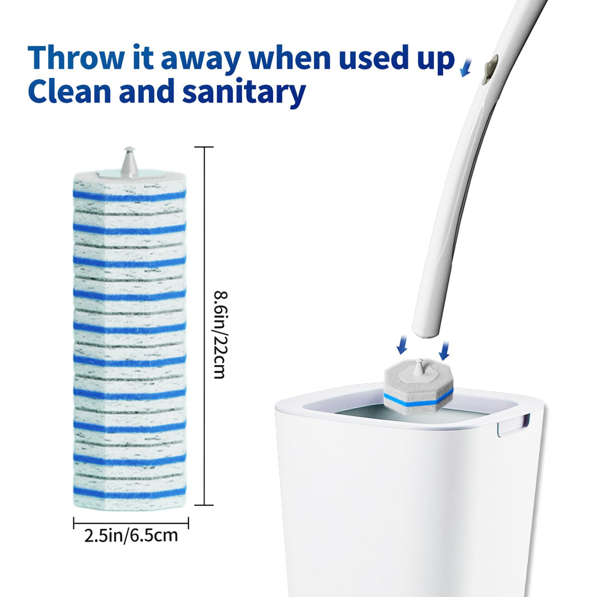 Hohoky deep-edge cleaning helps reach tight corners and under-rim areas