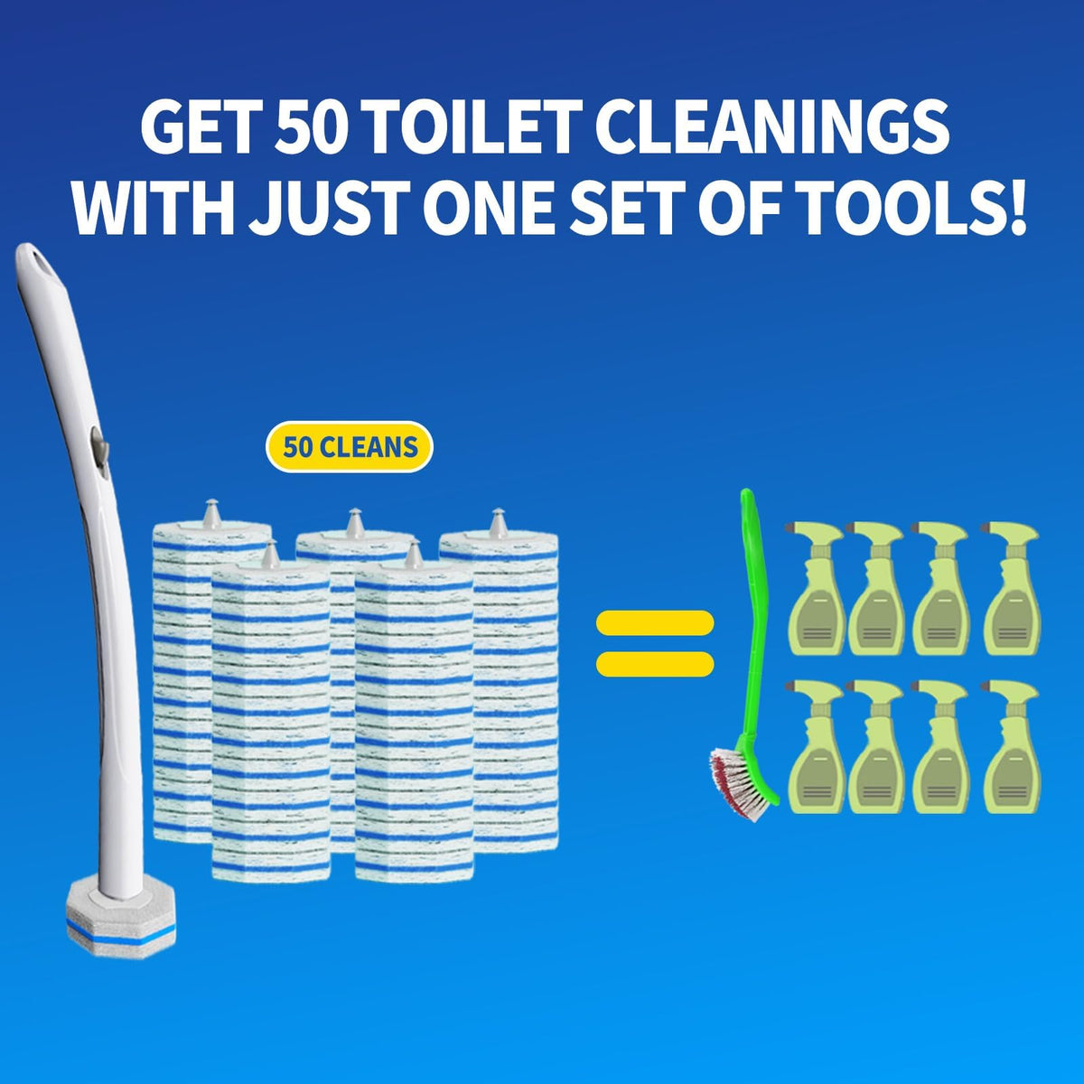 Hohoky diameter sponge head features thorough scrubbing action