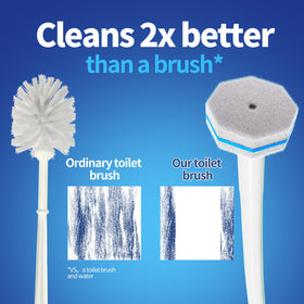 Hohoky glaze-safe design cleans quickly without damaging toilet surfaces