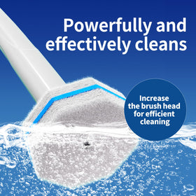 Hohoky sponge-block brush head delivers stronger scrubbing and rich foam