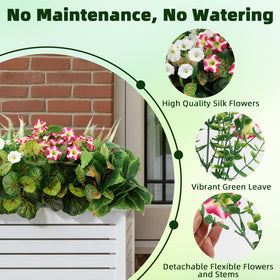 HOHOTIME front-porch-decor enhances curb appeal with realistic foliage